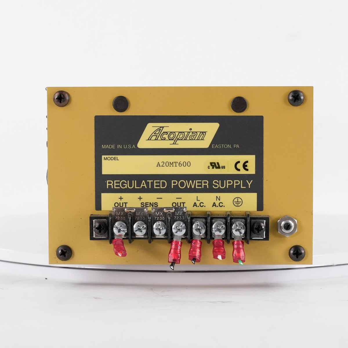 Acopian A20MT600 Linear Power Supply 20V 6A 120W Output A20MT600 AC-DC Module
