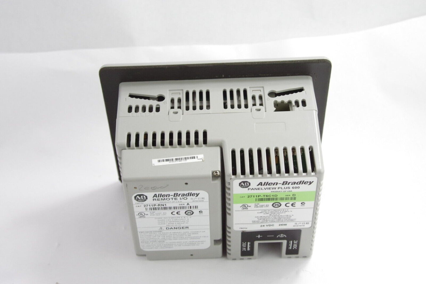 Allen Bradley 2711P-T6C1D Ser D PanelView Plus 600 + 2711P-RN1