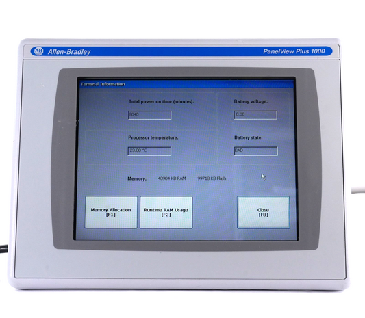 Allen Bradley 2711P-T10C4A1 /A PanelView Plus 1000 Terminal AC RP1A/G - 8040 Min