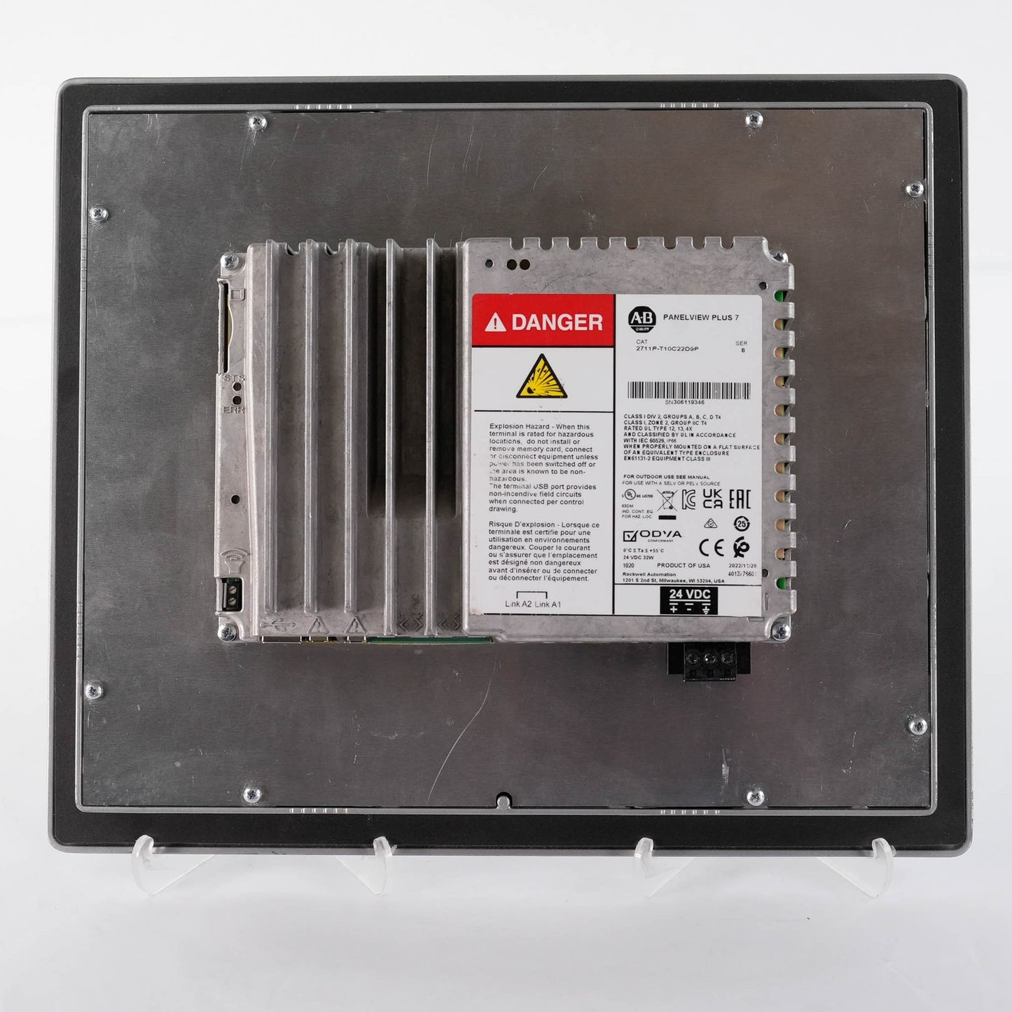 Allen Bradley 2711P-T10C22D9P /B PanelView Plus 7 10.4in Color 24VDC Series B