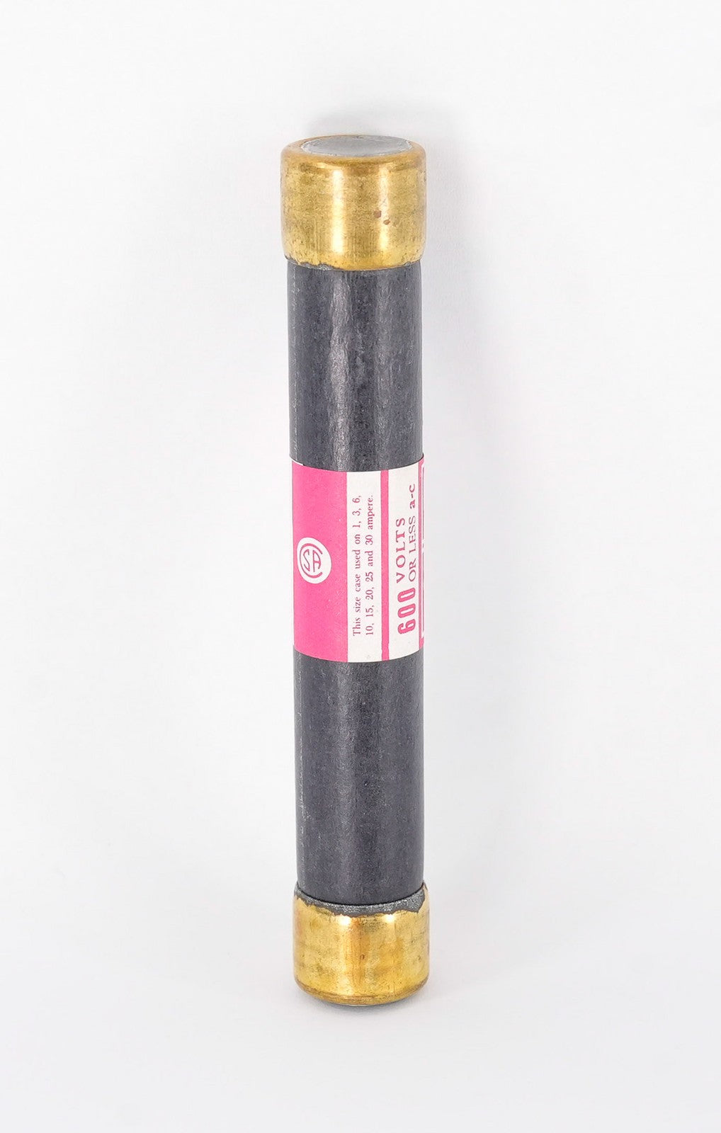 Bussmann Buss NOS 25 One-time Fuse 25A 600V - Open Box