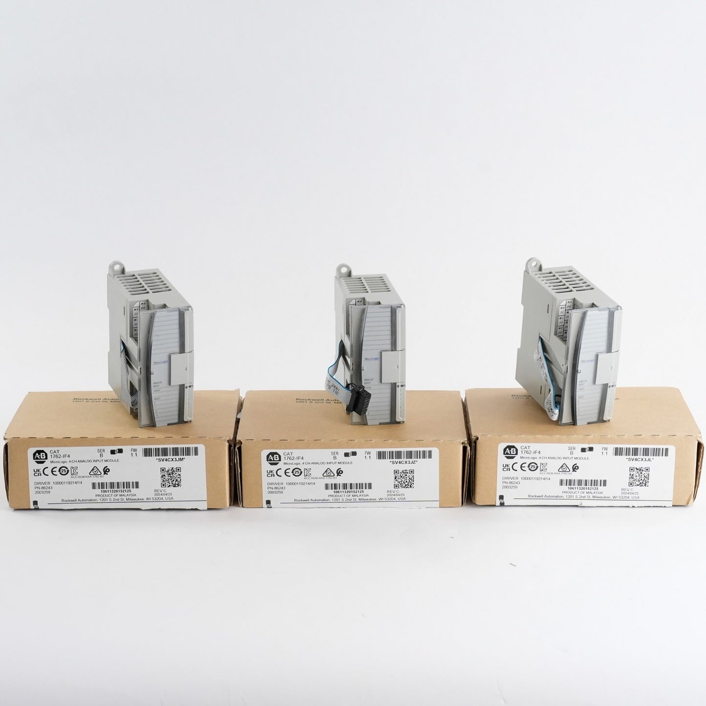 Allen Bradley 1762-IF4 /B MicroLogix 4 CH Analog Input Module FRN 1.1 - Open Box