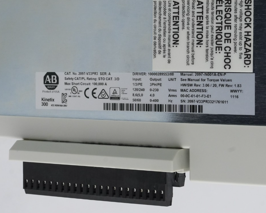 Allen Bradley 2097-V33PR3 /A Kinetix 300 Servo Drive 2097V33PR3