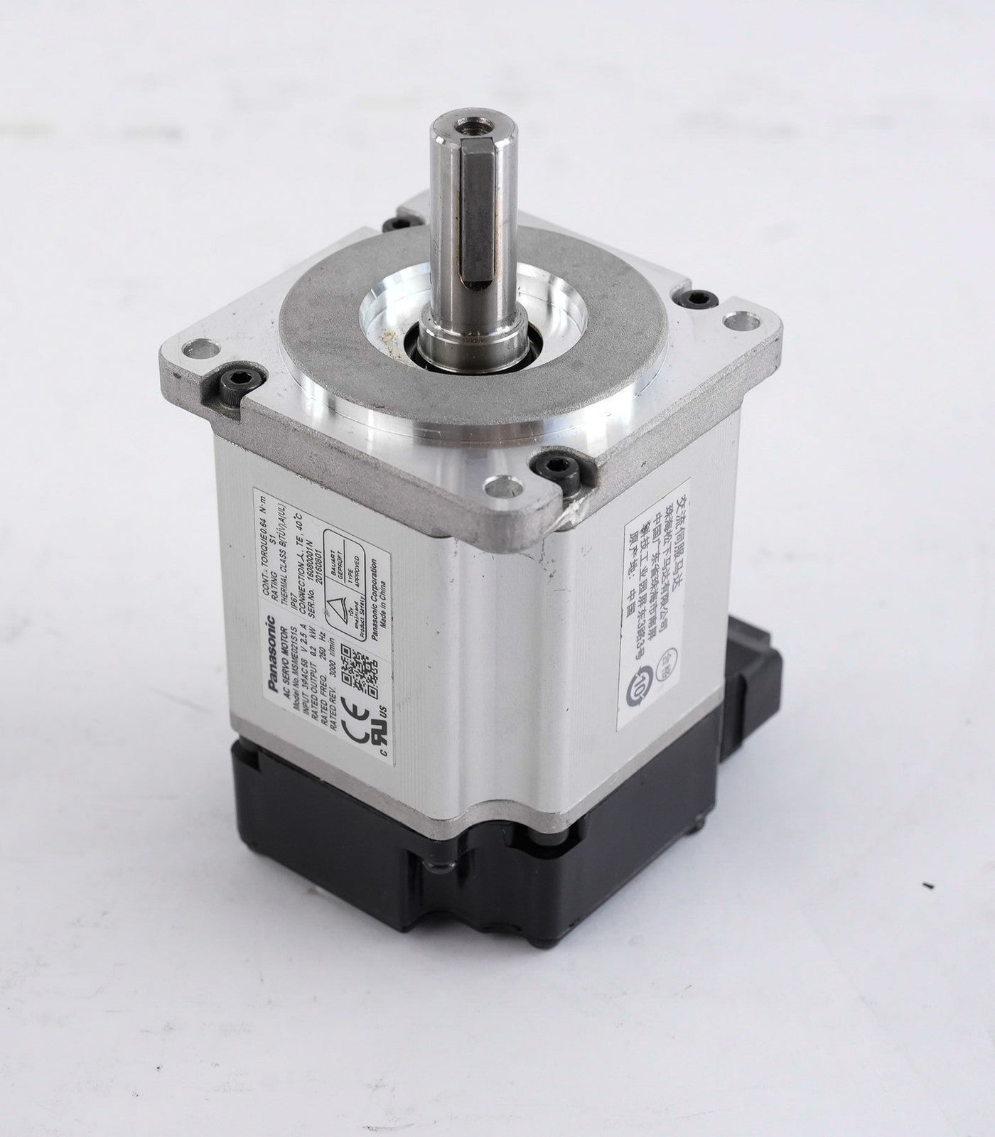 Panasonic MSME021S1S AC Servo Motor 200W 0.2kW 2.5A MSME021S1S