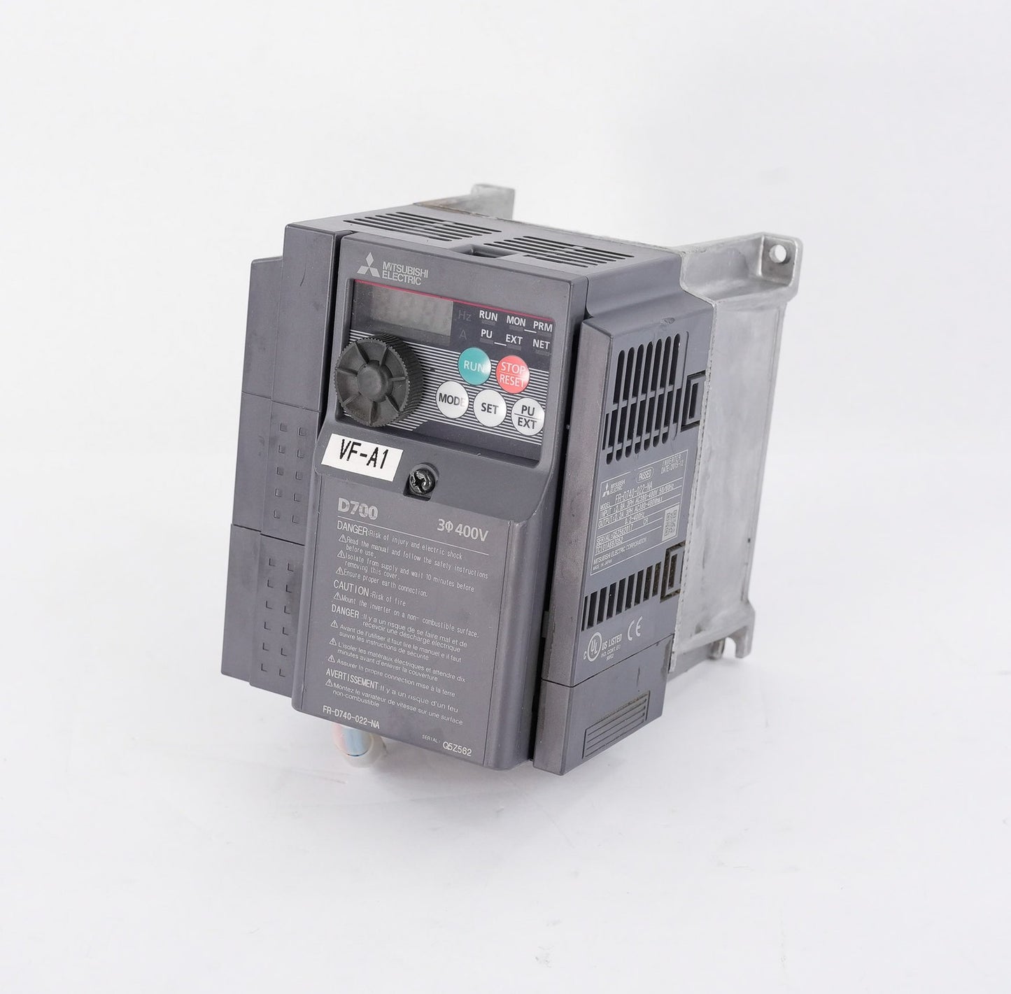 Mitsubishi Electric FR-D740-022-NA Inverter 3-Phase 380-480V FRD740022NA