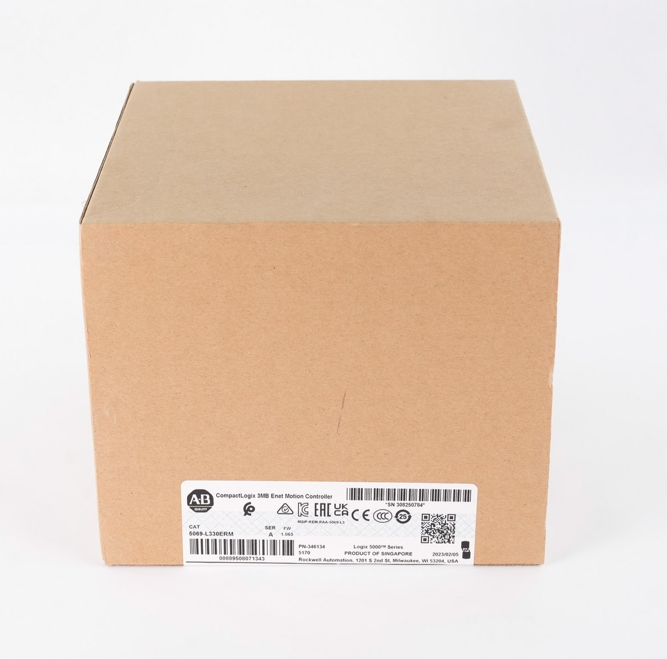 Allen Bradley 5069-L330ERM /A CompactLogix 3MB Enet Controller - Sealed Surplus