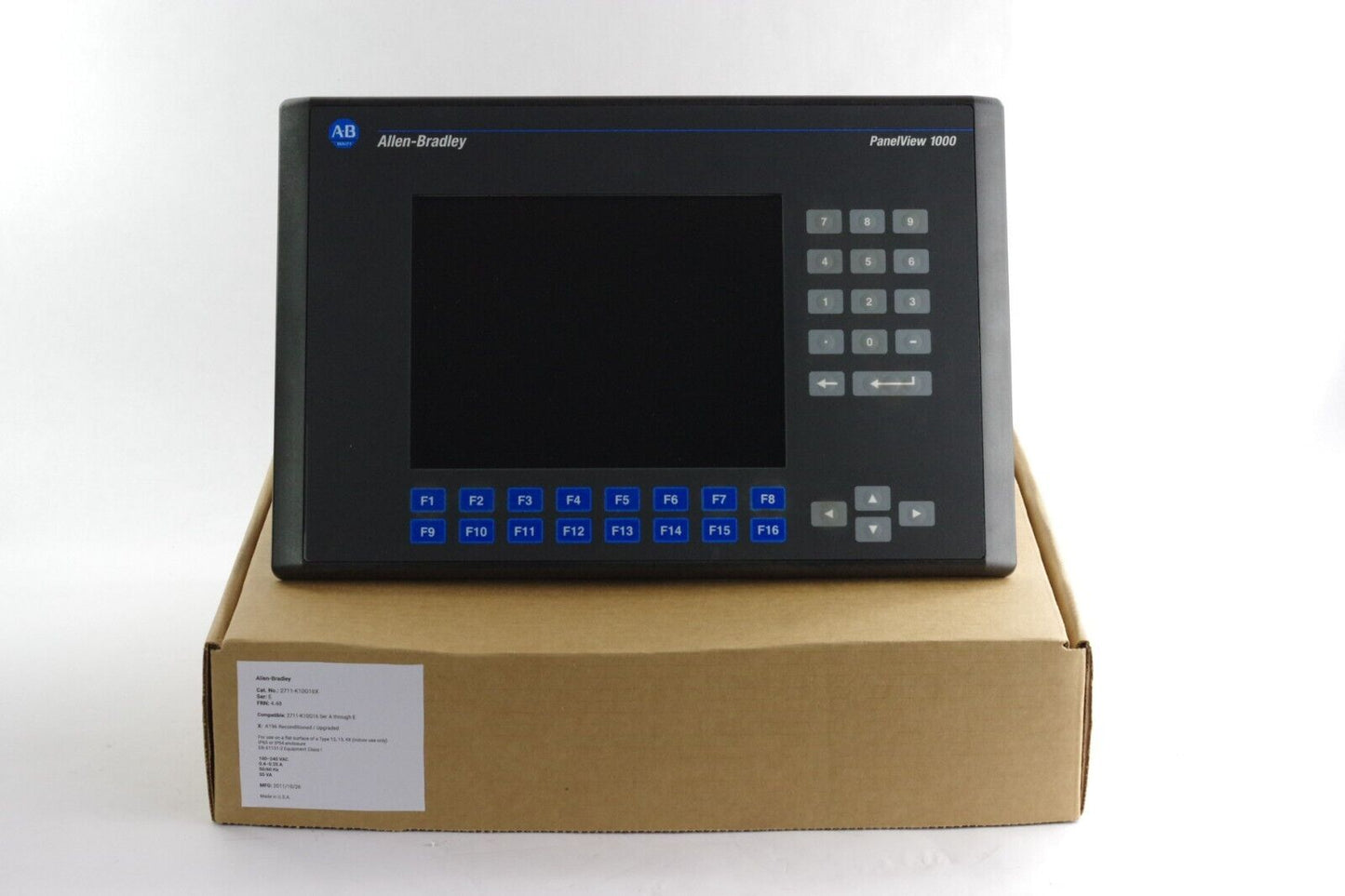 Allen Bradley 2711-K10G16 / 2711-K10G16X Ser E FRN 4.48 Panelview 1000 - Refurb
