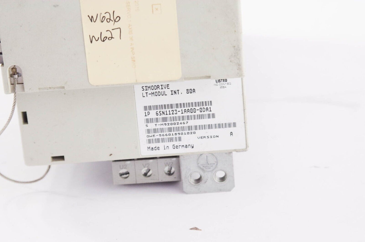 Siemens 6SN1123-1AA00-0DA1 / 6SN11231AA000DA1 Ser A SIMODRIVE LT-MODUL INT. 80A