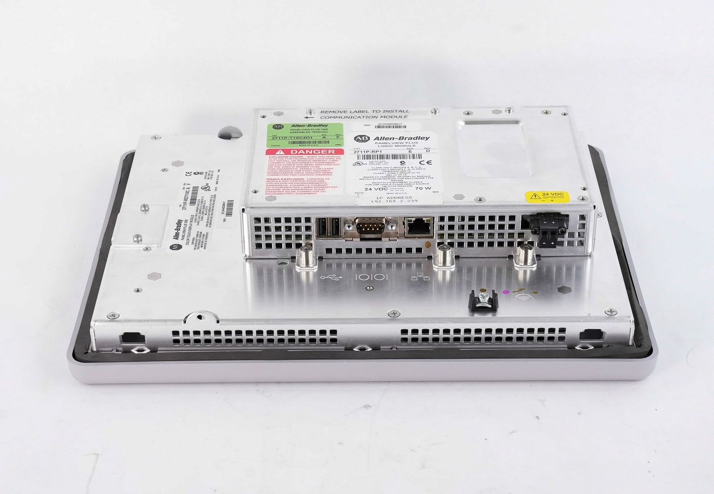 Allen Bradley 2711P-T10C4D1 /A PanelView Plus 1000 + 2711p-RP1/E RDT10C