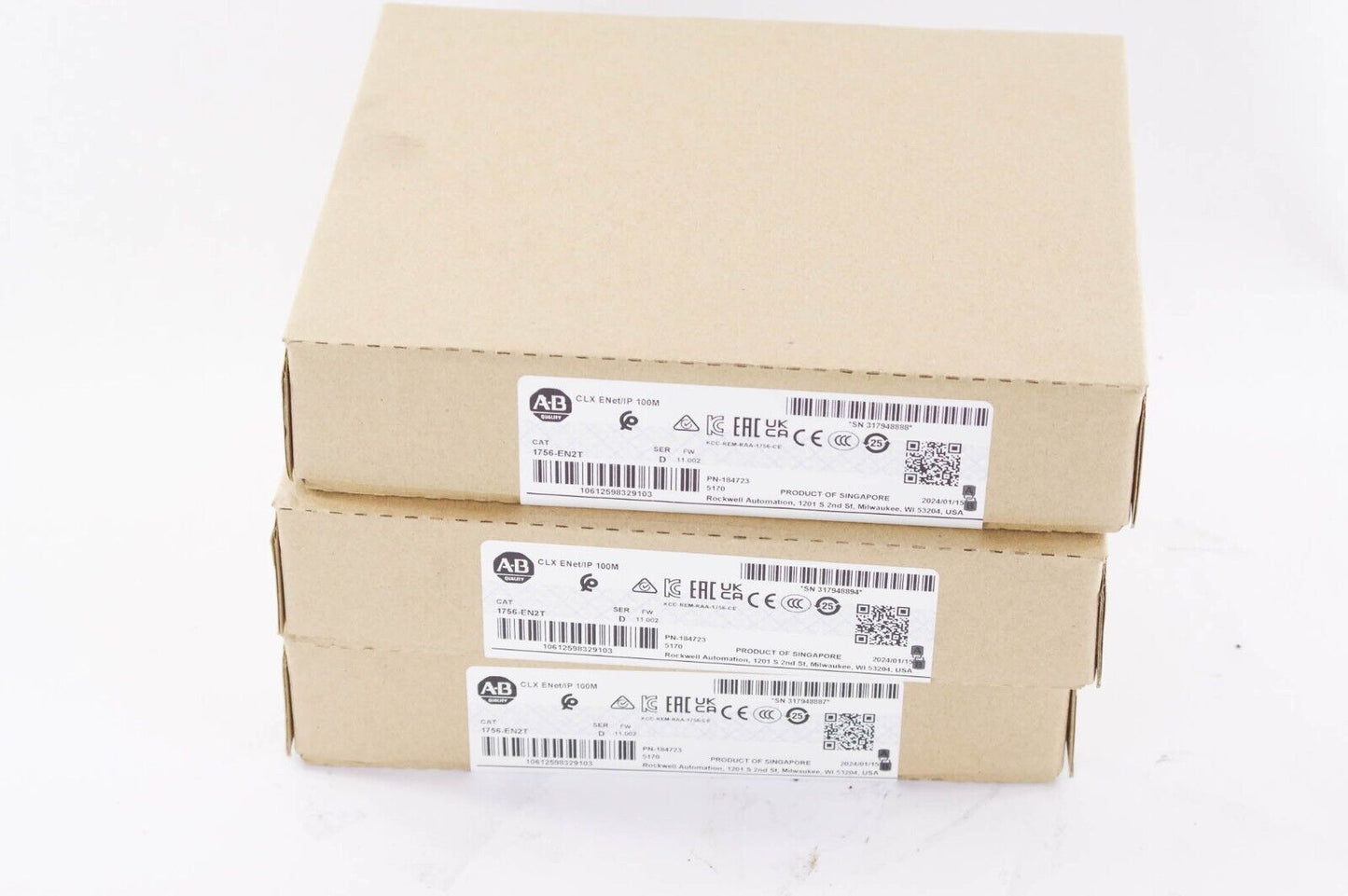 Allen Bradley 1756-EN2T / 1756EN2T / D ControlLogix EtherNet/IP 10/100 Bridge