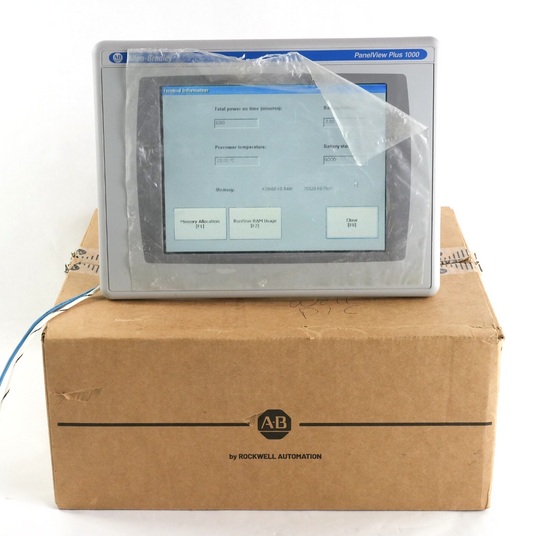 Allen Bradley 2711P-T10C4D8 /A PanelView Plus 1000 2711P-RP8D /B + 2711P-RDT10C