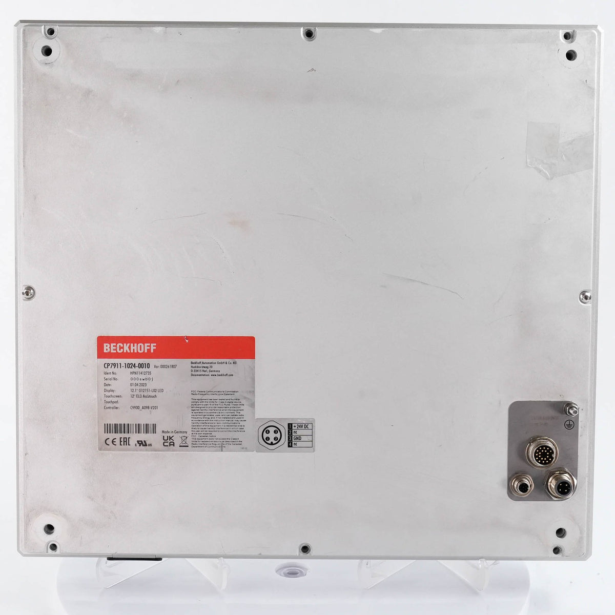 Beckhoff Polaris CP7911-1024-0010 12in Display DVI-E + USB-E 2.0 CP791110240010