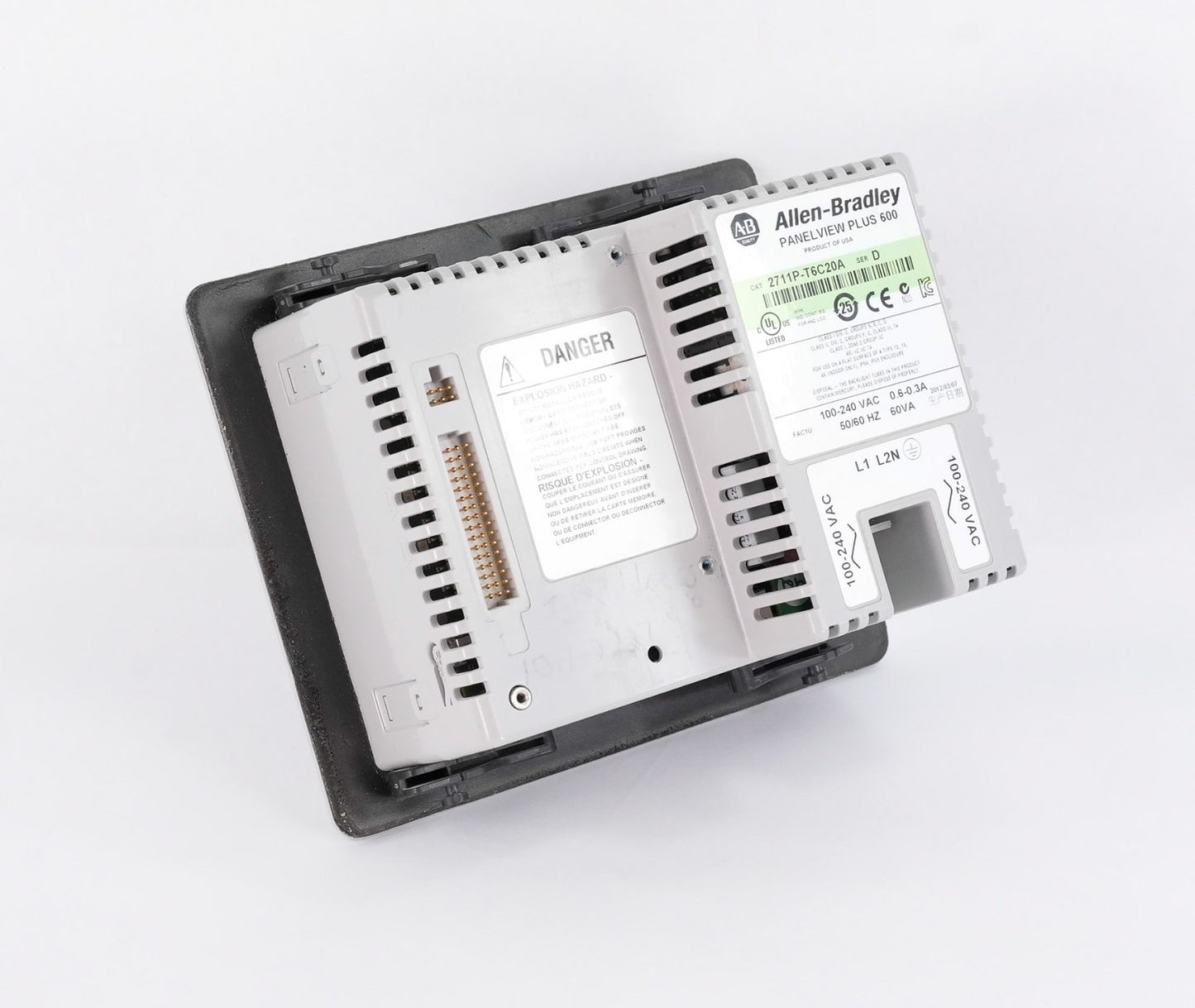 Allen Bradley 2711P-T6C20A /D PanelView Plus 600 HMI 120VAC