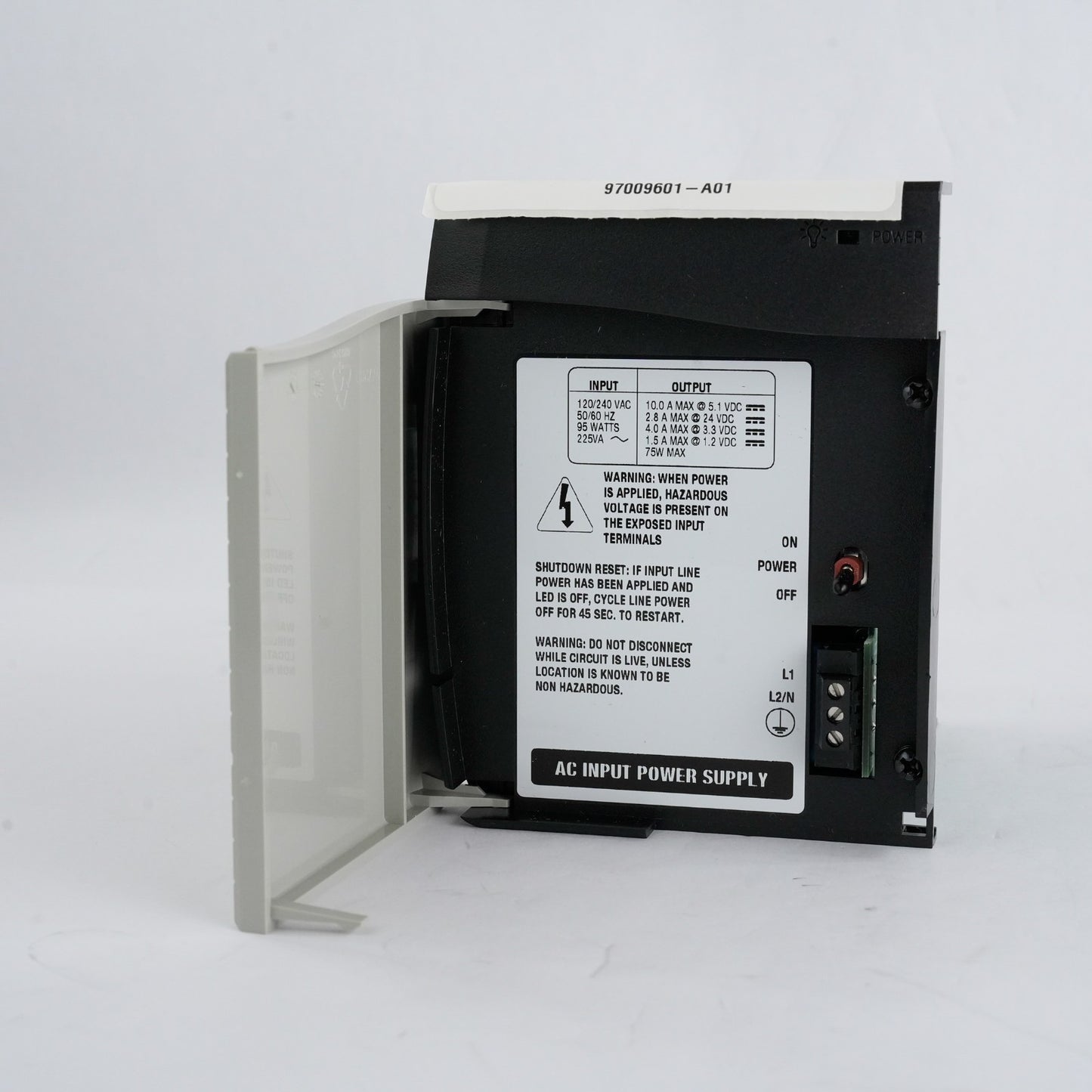 Allen Bradley 1756-PA72/B CAT. REV. K01 Controllogix Power Supply 1756PA72/B