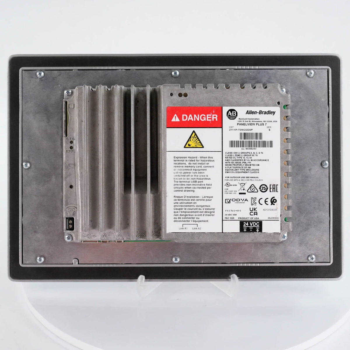 Allen Bradley 2711P-T9W22D9P /B PanelView Plus 7 9-In Touch HMI 24V