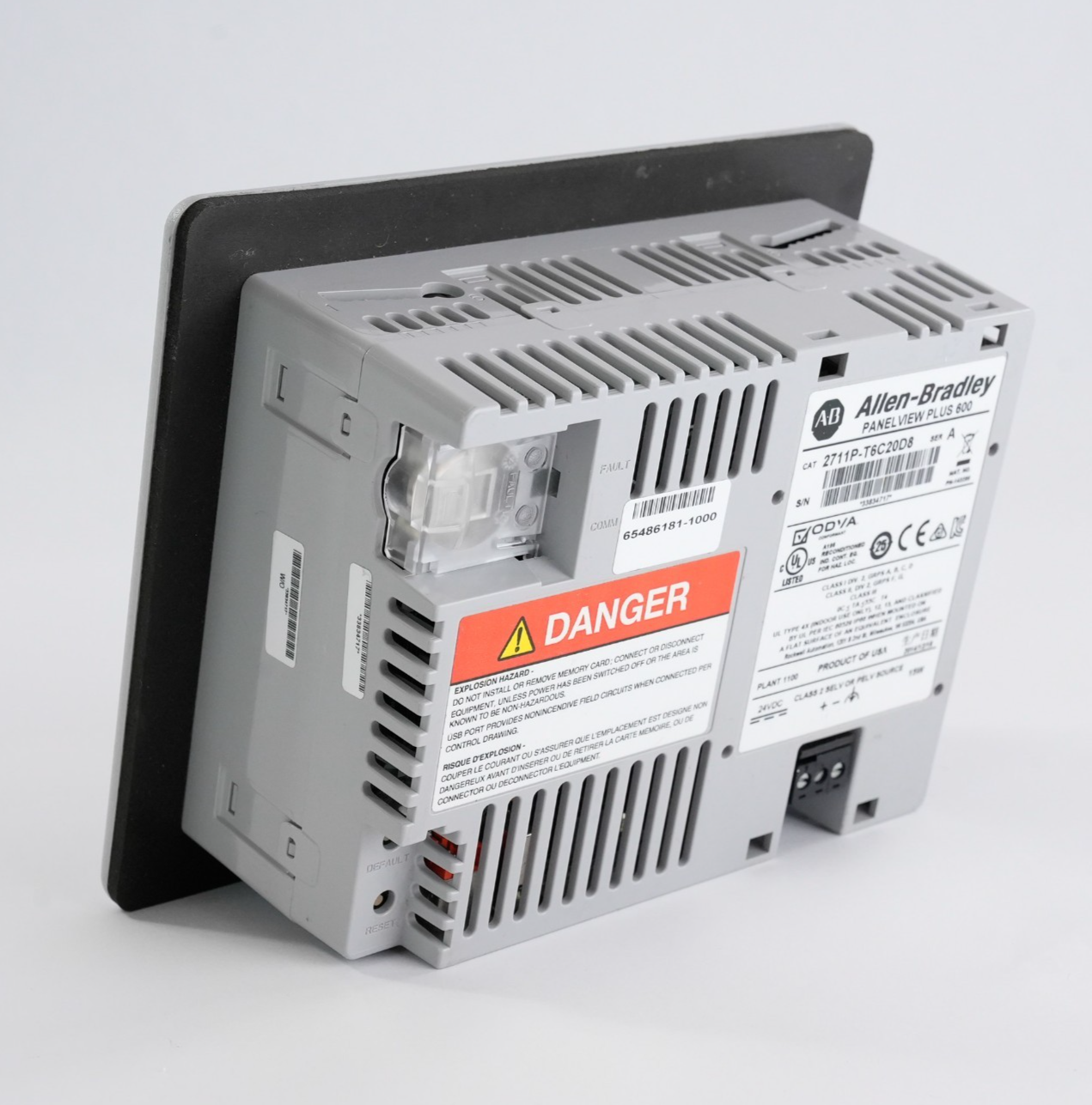 Allen Bradley 2711P-T6C20D8 /A PanelView Plus 600 HMI Touchscreen Color