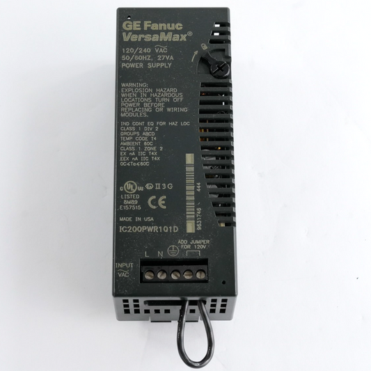 GE Fanuc IC200PWR101D VersaMax Power Supply Module 120/240VAC / IC200PWR101D