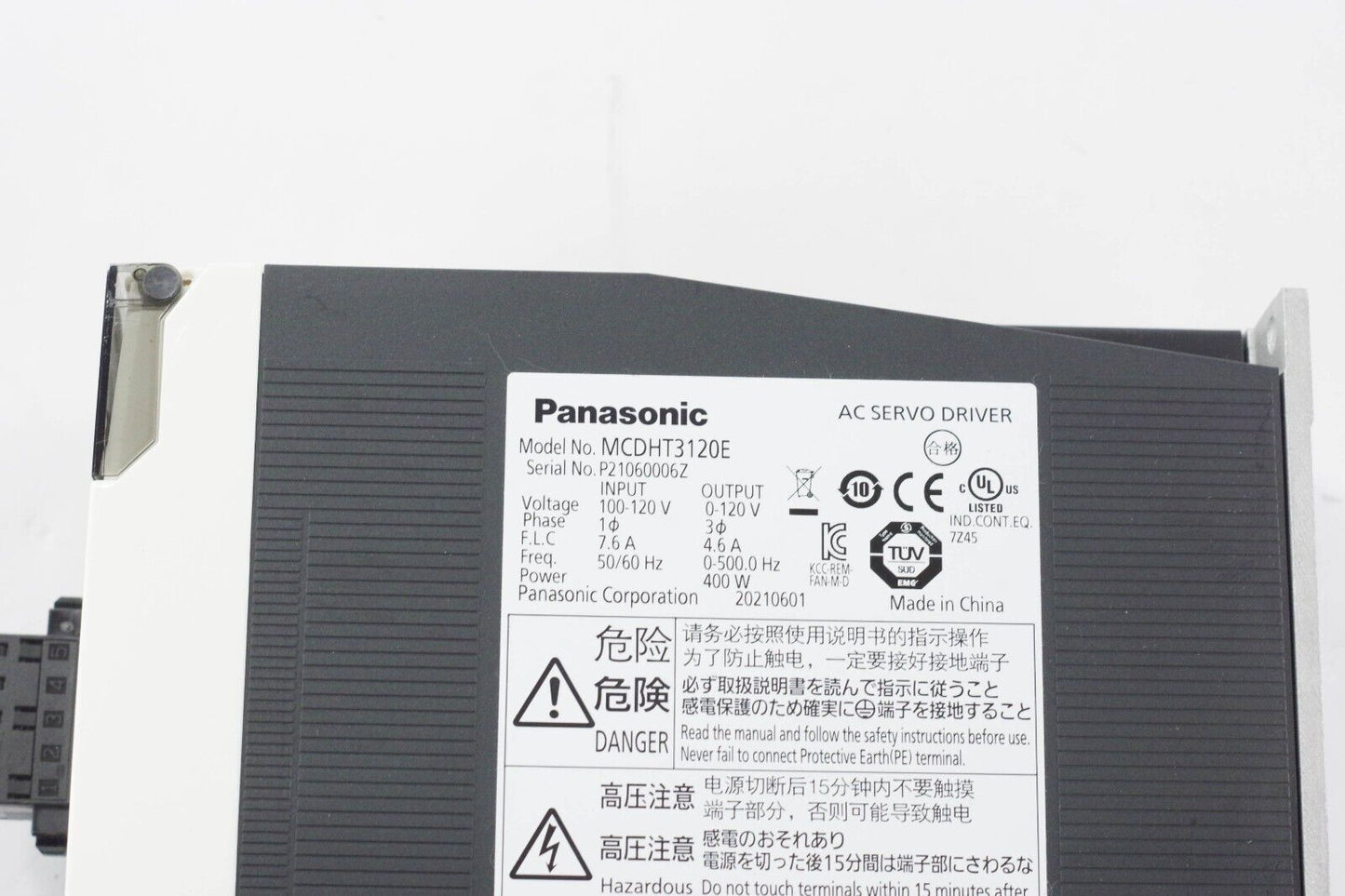 Panasonic MCDHT3120E AC Servo Drive - New Without Box