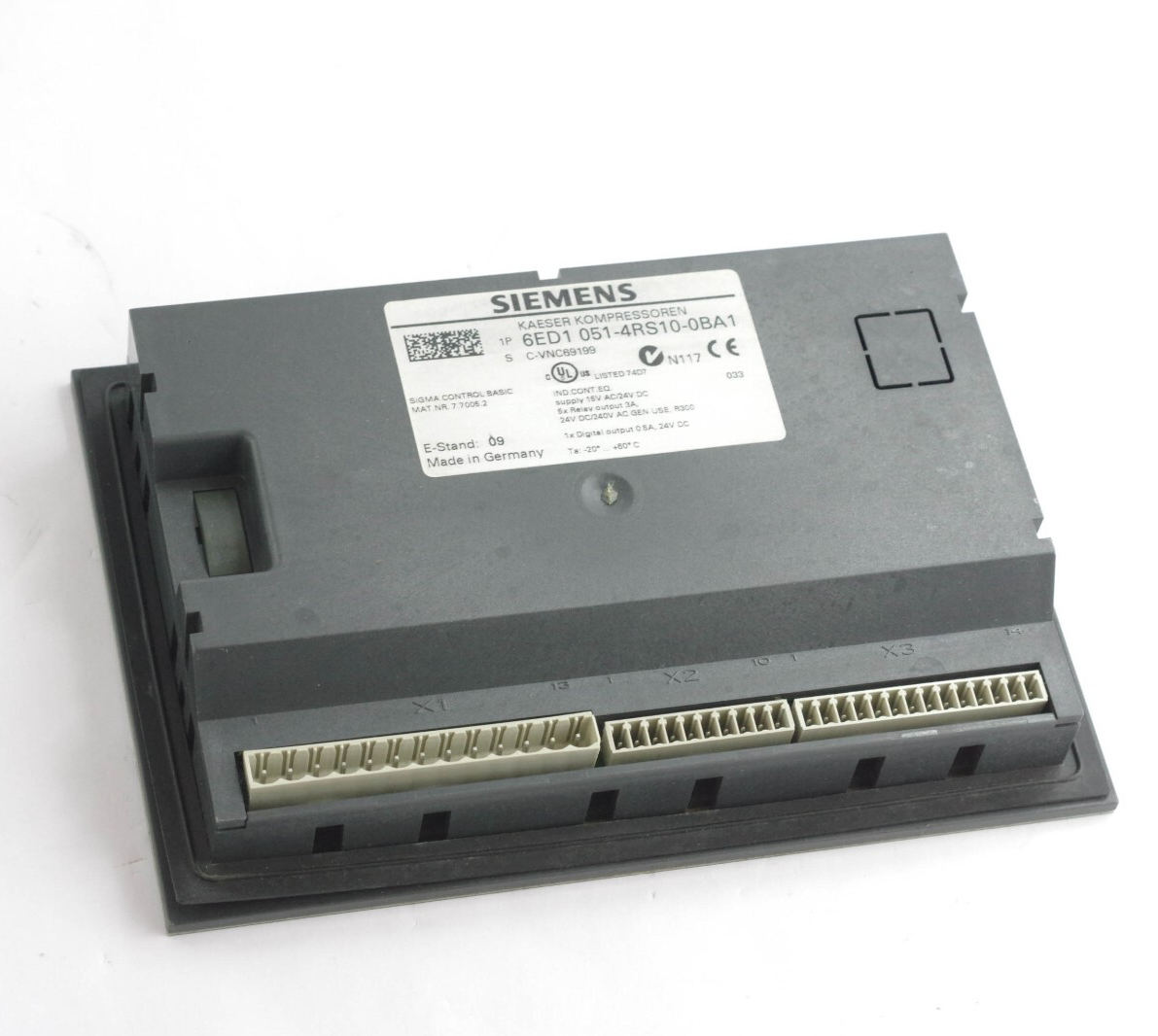 Siemens Kaeser Kompressoren Sigma Control 6ED1 051-4RS10-0BA1 6ED1051-4RS10-0BA