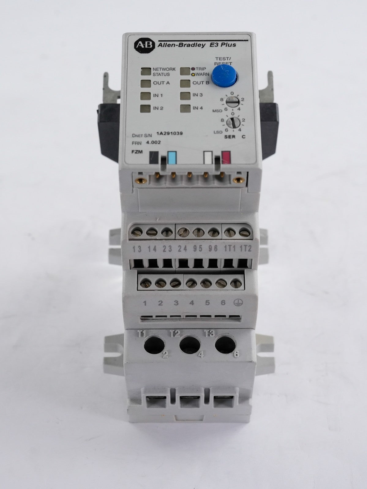 Allen Bradley 592-EC2AC /C E3 Plus Overload Relay DeviceNet 592EC2AC
