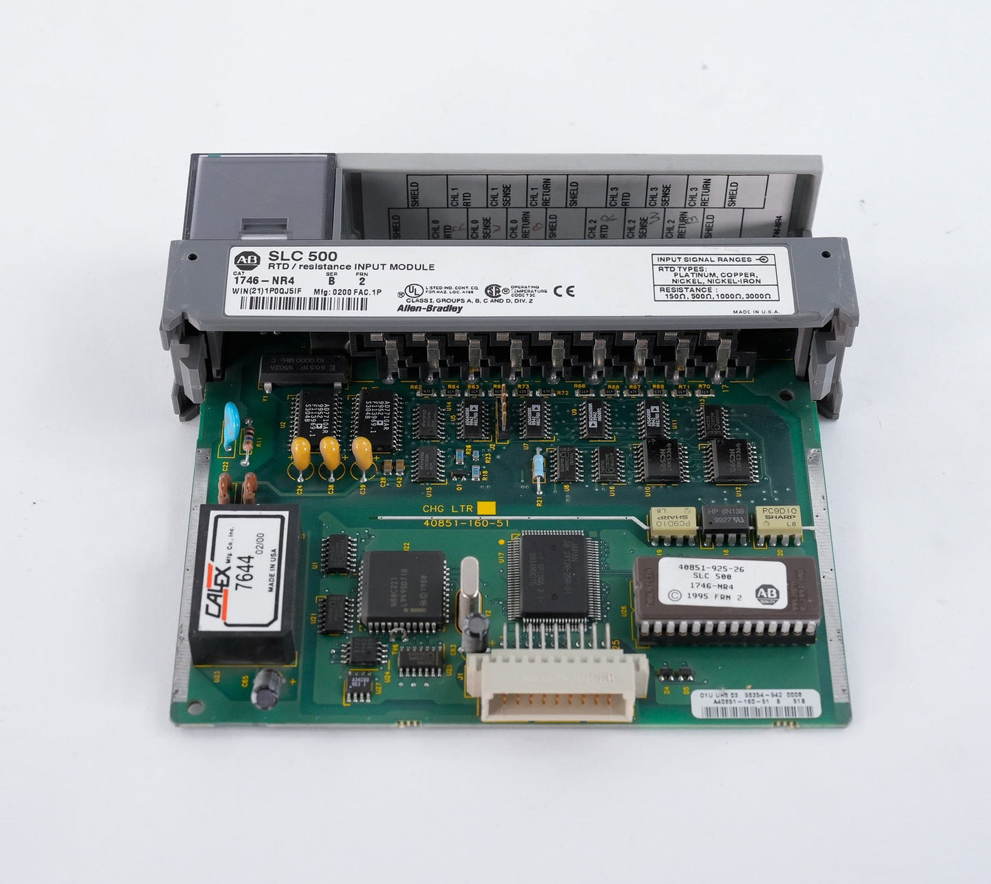 Allen Bradley 1746-NR4 /B SLC 500 RTD/Resistance Input Module 1746NR4