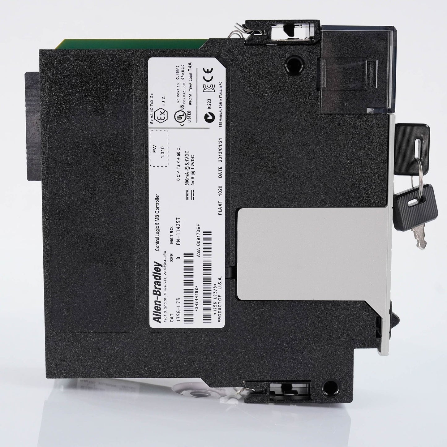 Allen Bradley 1756-L73 ControlLogix Logix5573 Processor 8MB Memory 1756L73