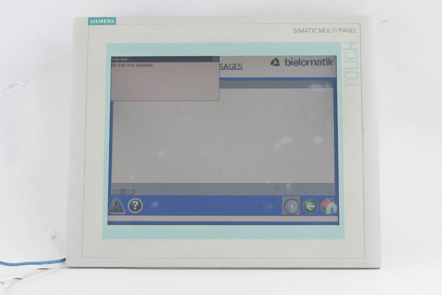 SIEMENS 6AV6 545-0DA10-0AX0 SIMATIC MULTI PANEL TOUCH MP 370 /6AV6545-0DA10-0AX0