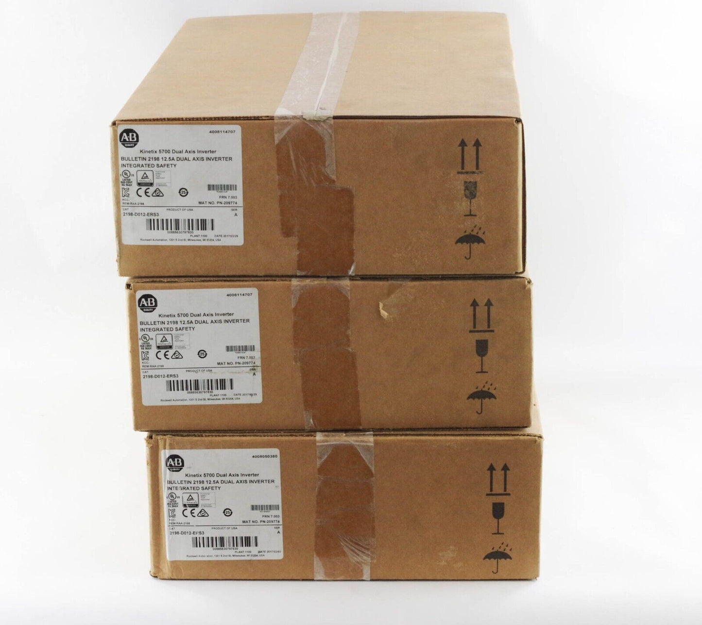 2017 Allen Bradley 2198-D012-ERS3 /A Kinetix 5700 Servo Drive - Surplus Sealed