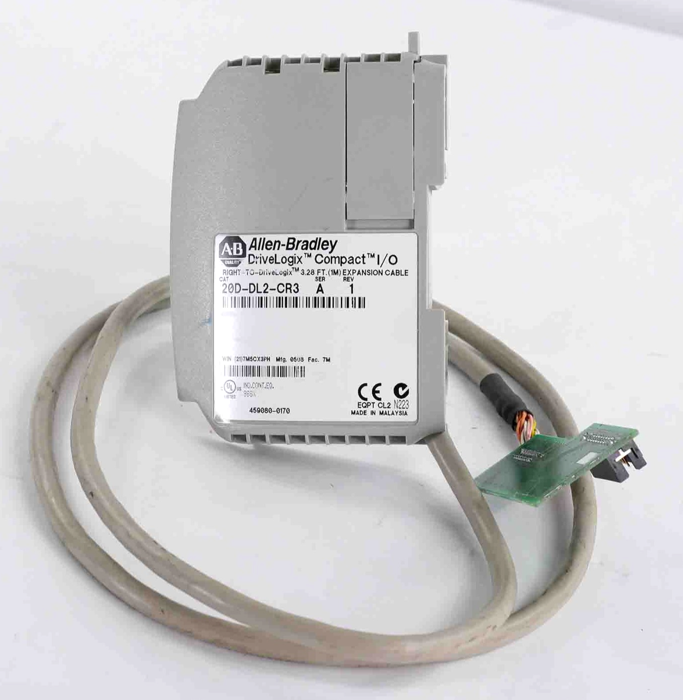 Allen Bradley 20D-DL2-CR3 /A DriveLogix Compact I/O Expansion Cable 20DDL2CR3