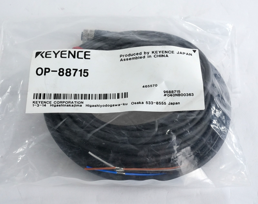 Keyence OP-88715 Single-Ended Female Cable 5-Pin M8 5m - Sealed Surplus
