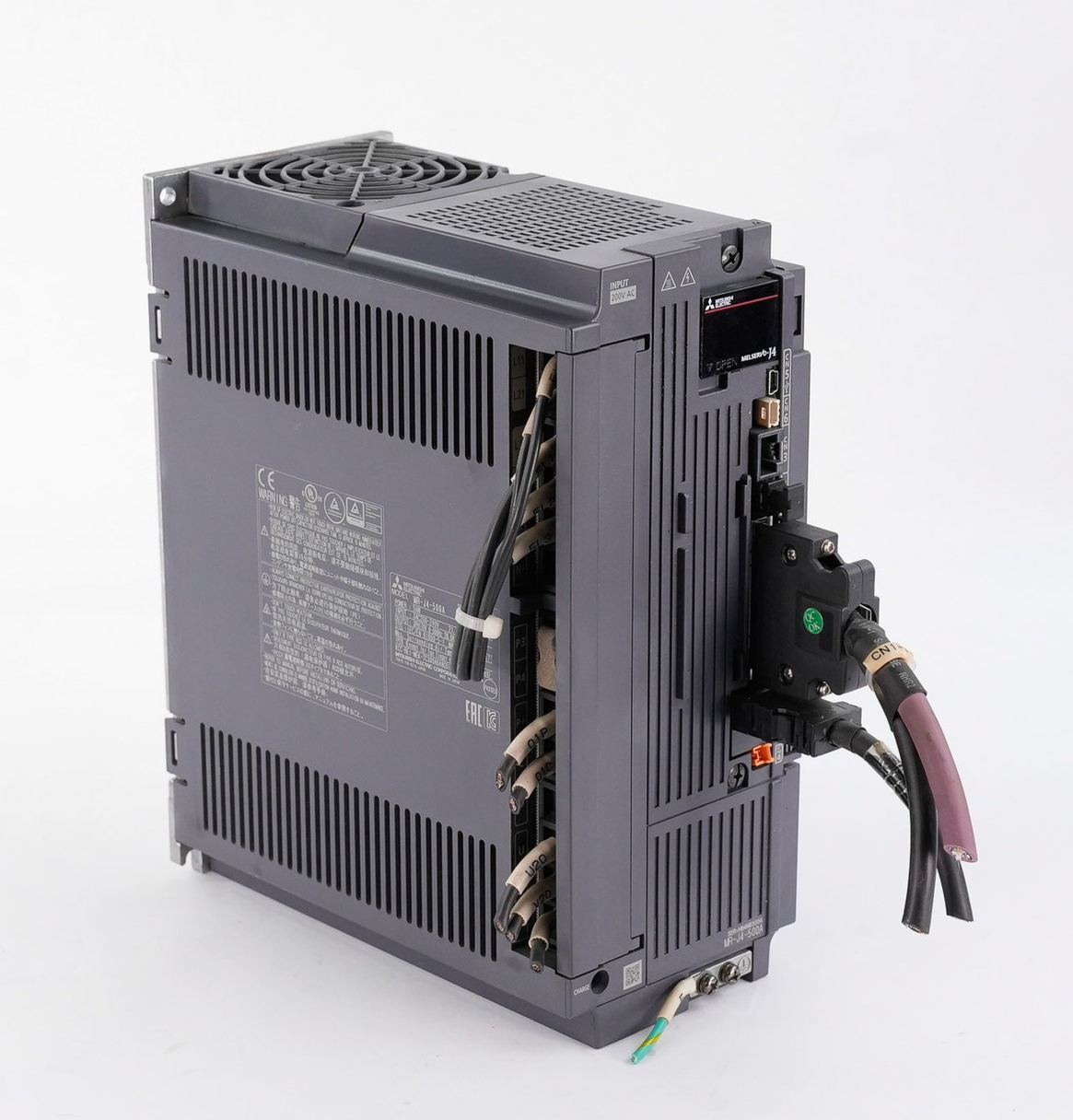 Mitsubishi Electric MR-J4-500A AC Servo Drive 5kW 3-Phase 200-240V MRJ4500A