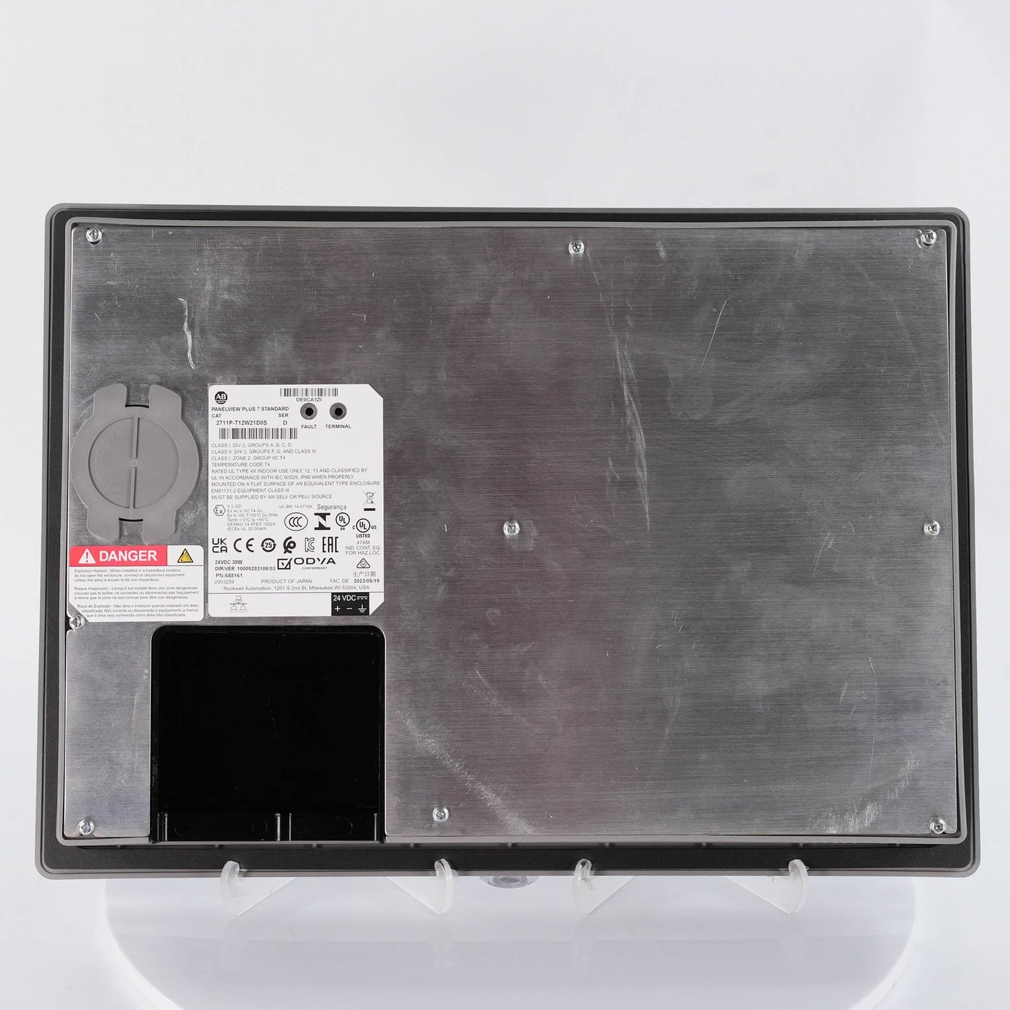 Allen Bradley 2711P-T12W21D8S Ser D PanelView Plus 7 12.1" Touch HMI 24VDC