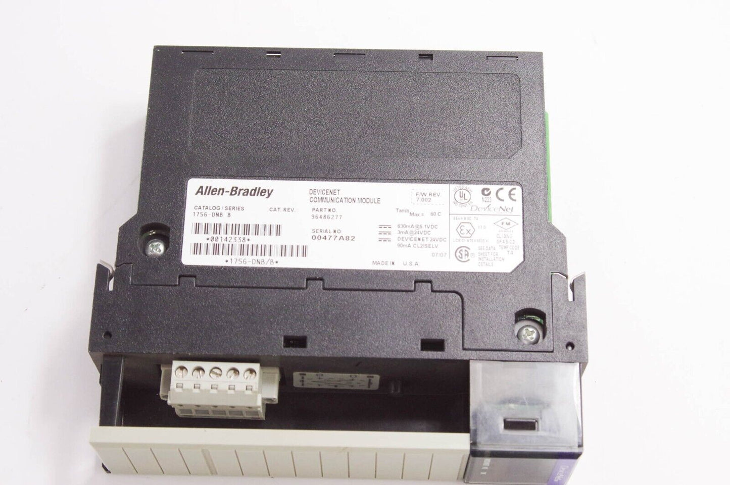 Allen Bradley 1756-DNB / 1756DNB Ser B DeviceNet Communication Module