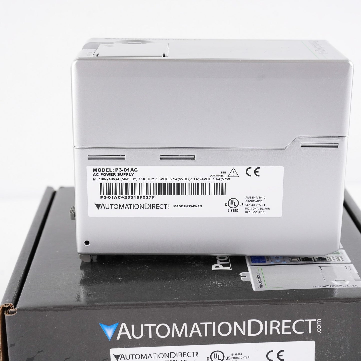 Automation Direct Productivity3000 P3-01AC Power Supply 100-240 VAC 50/60 P301AC