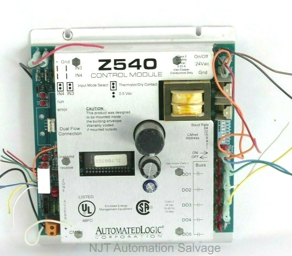 AutomatedLogic Control Module Z540 Automated Logic Corporation