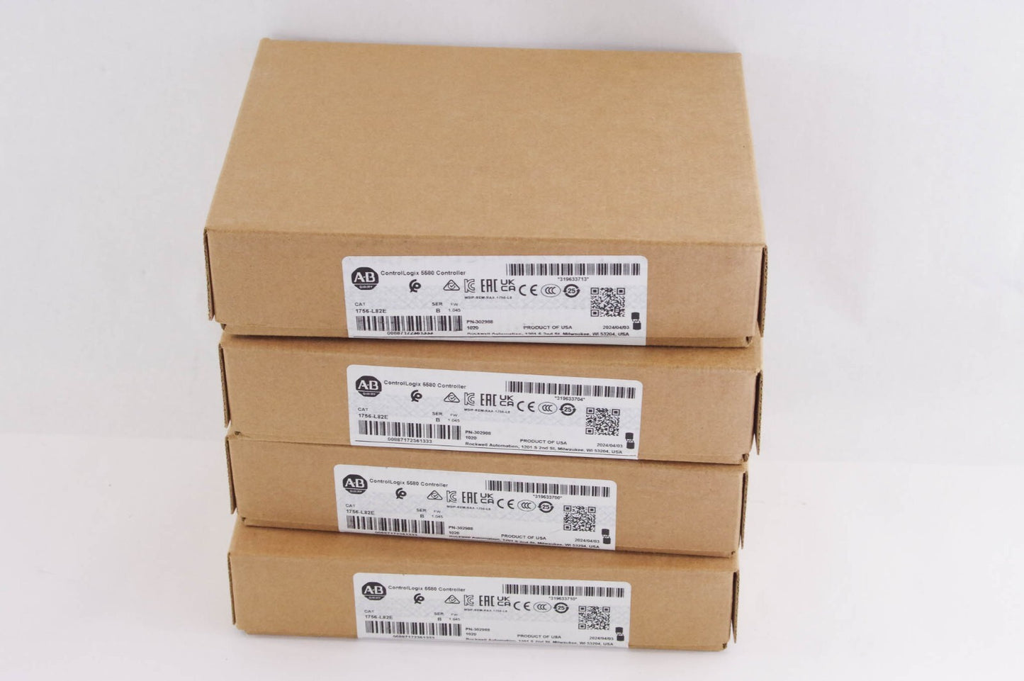 Allen Bradley 1756-L82E /B ControlLogix Controller - Sealed Surplus