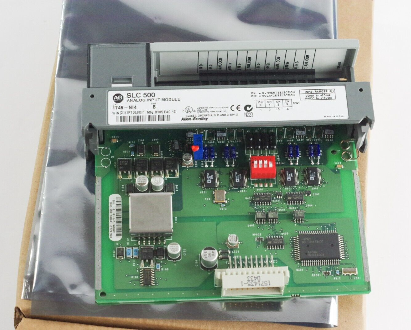 Allen Bradley 1746-NI4 /B SLC 500 Analog Input Module - Refurb