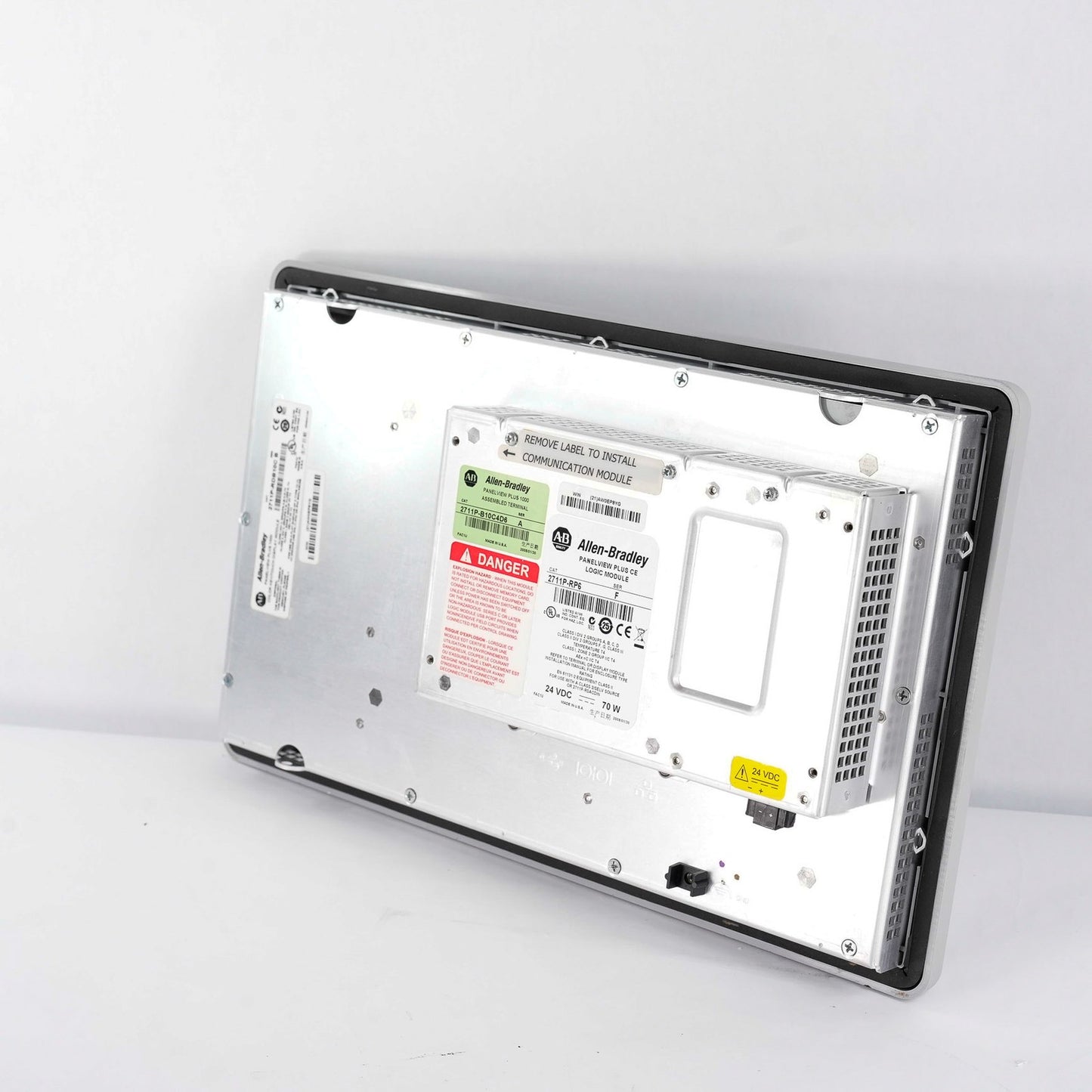 Allen Bradley 2711P-B10C4D6 /A PanelView Plus 1000 Display + RP6/F Logic RDB10C
