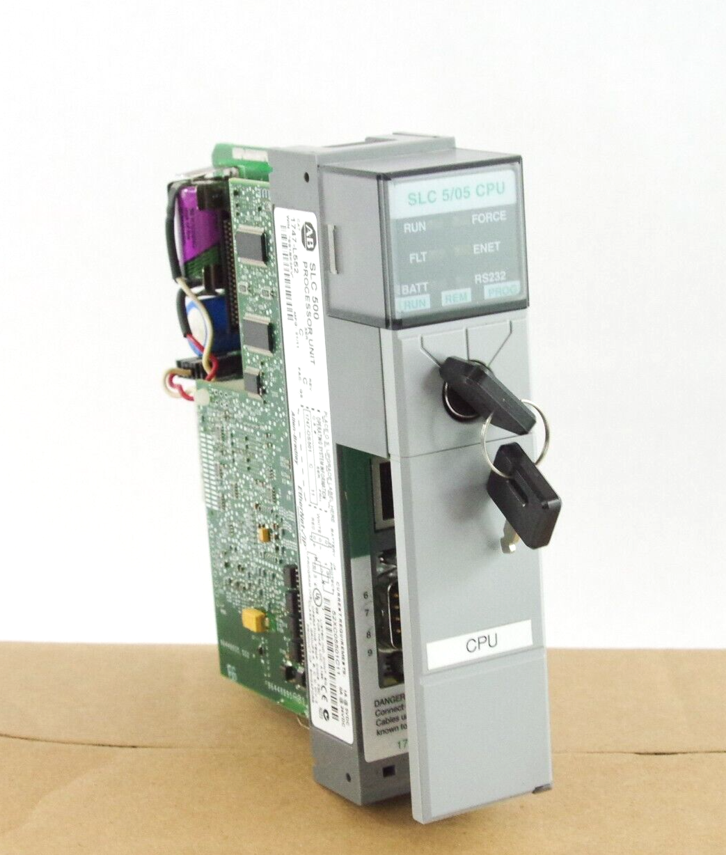 Allen Bradley 1747-L552 /C SLC500 PLC Processor 5/05 CPU Module