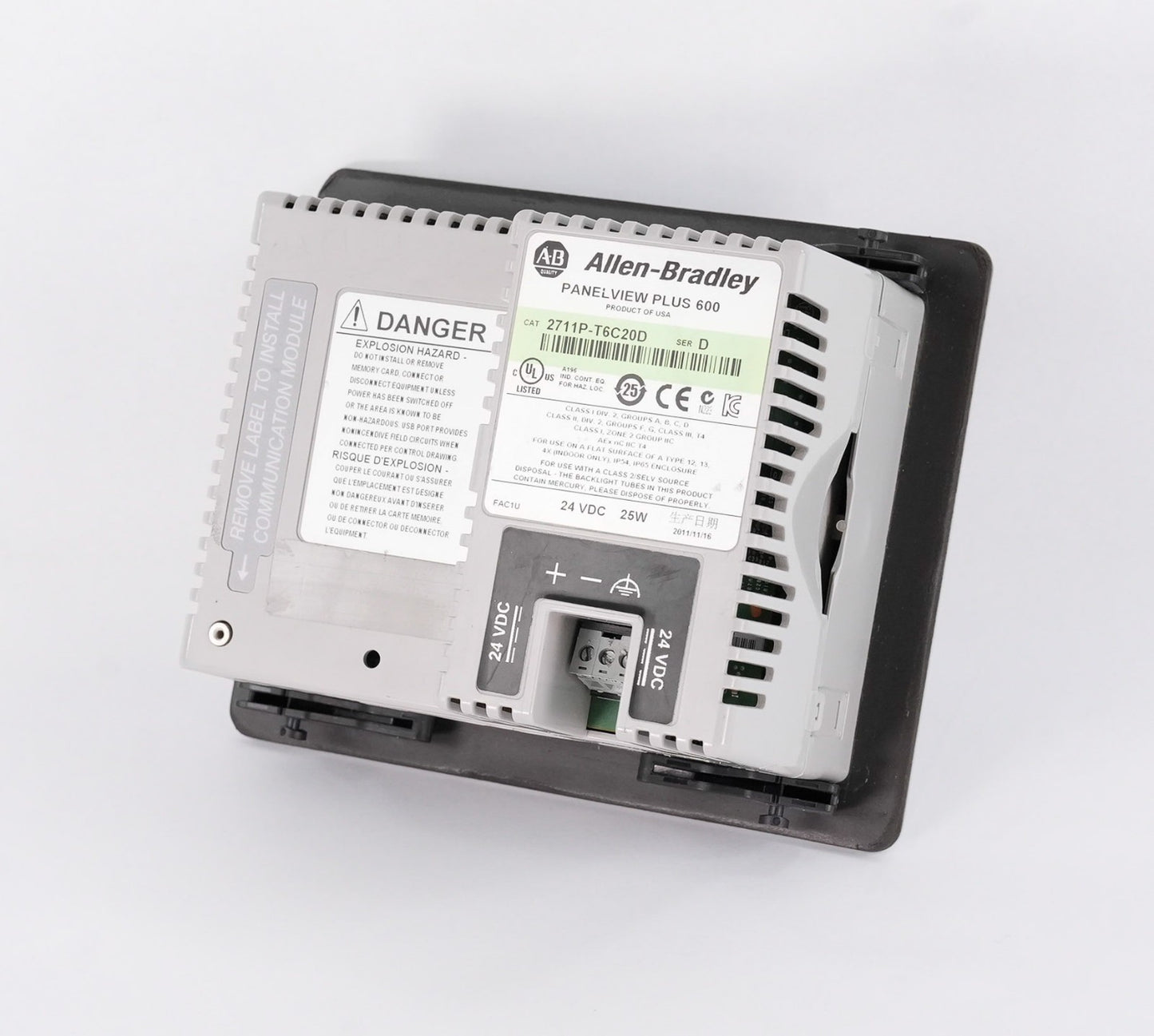 Allen Bradley 2711P-T6C20D /D PanelView Plus 600 HMI Display 2711PT6C20D