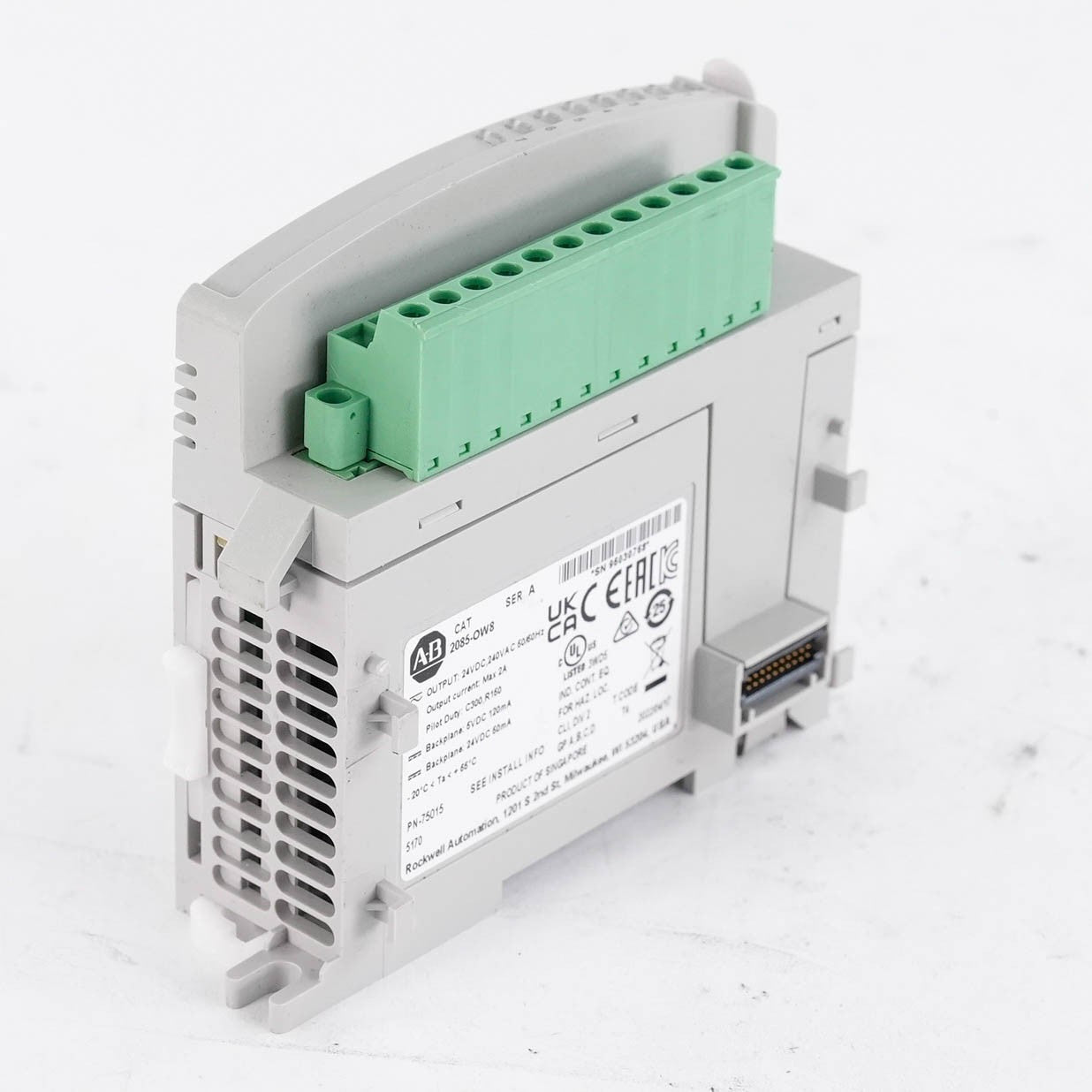 Allen Bradley 2085-OW8 Micro850 8 Point Relay Output Module 2085OW8 240VAC 125VD