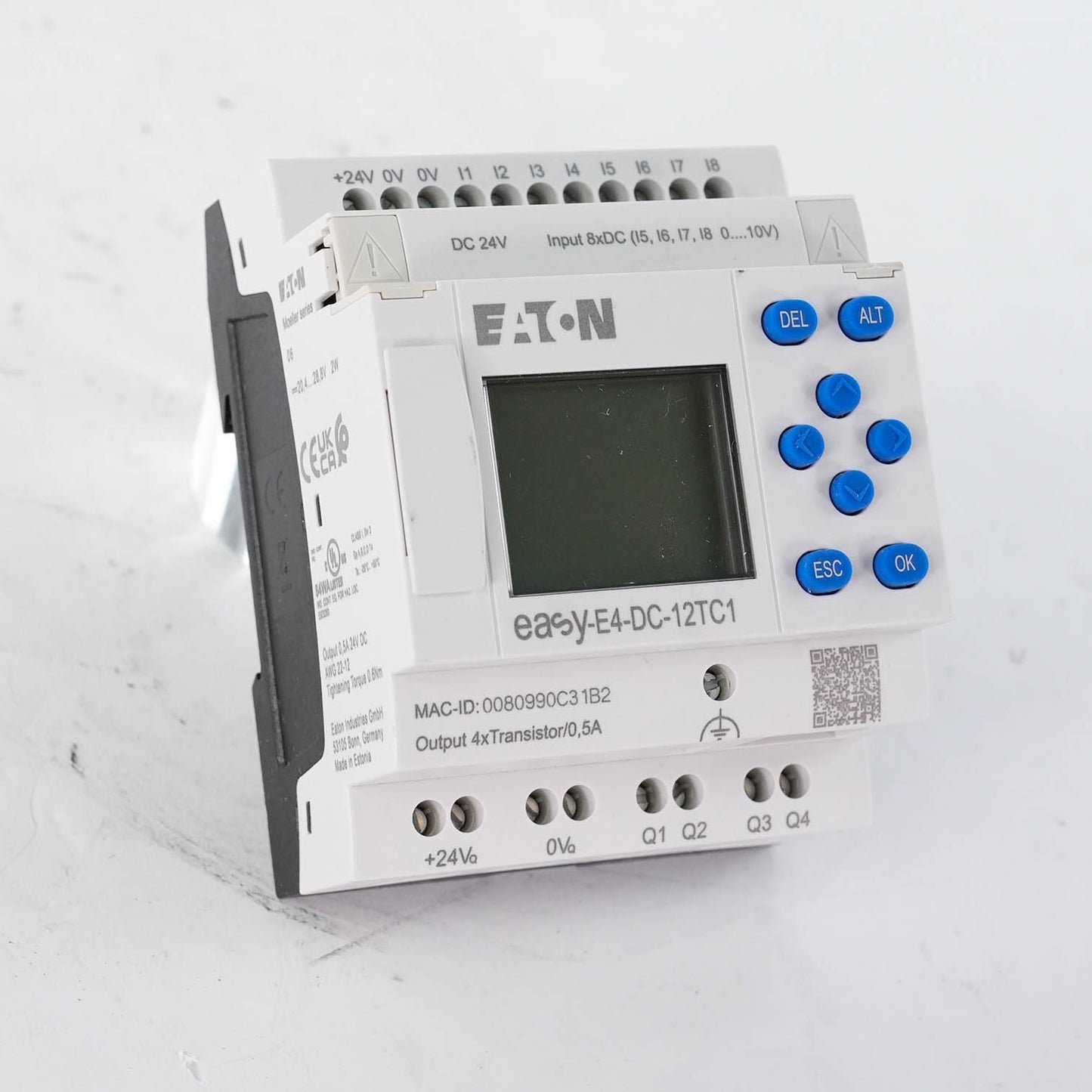 Eaton easy-E4-DC-12TC1 Nano PLC 24VDC 8 Digital Input 4 Transistor Output 197211