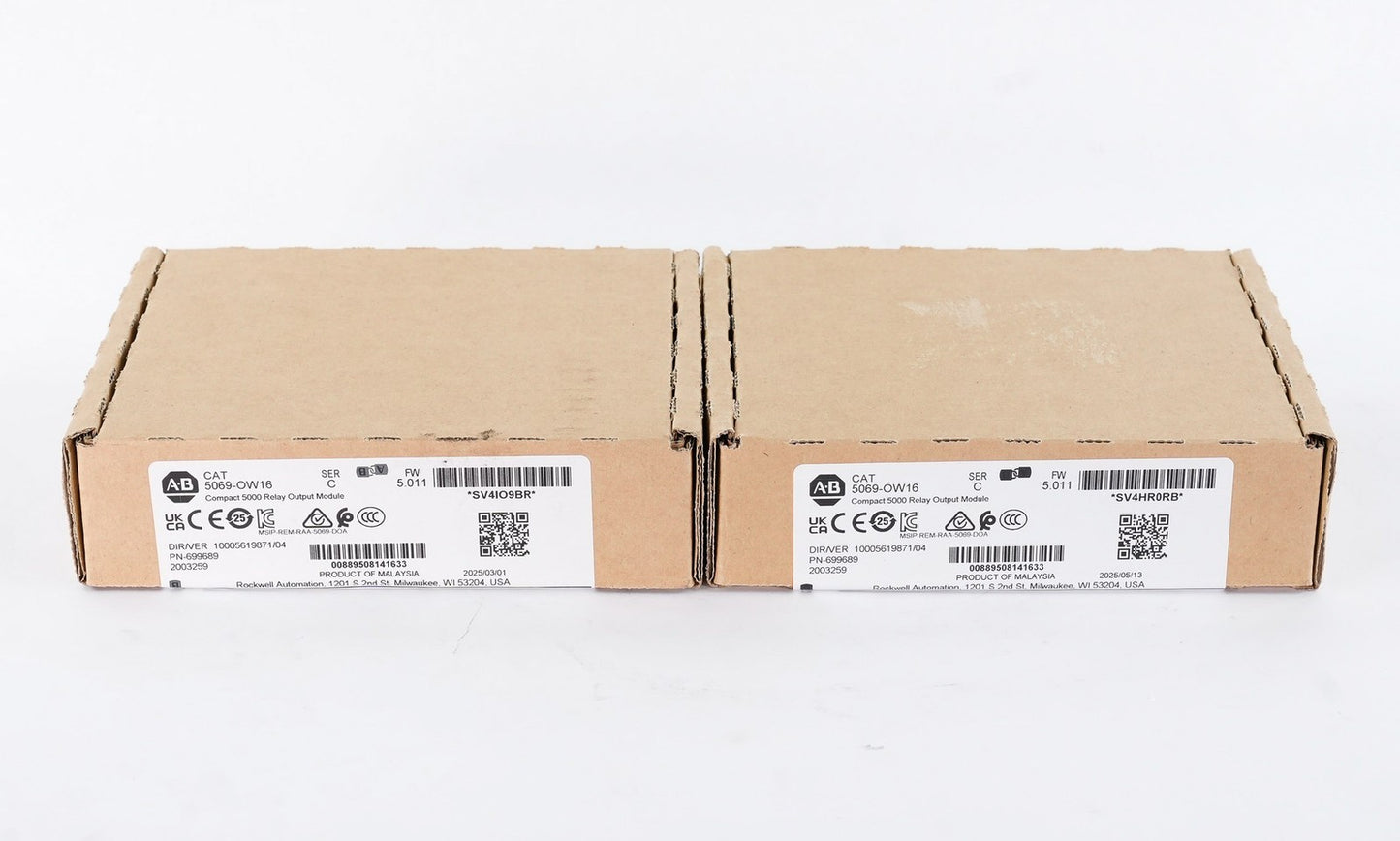 Allen Bradley 5069-OW16 /C Compact 5000 Relay Output Module - Sealed Surplus