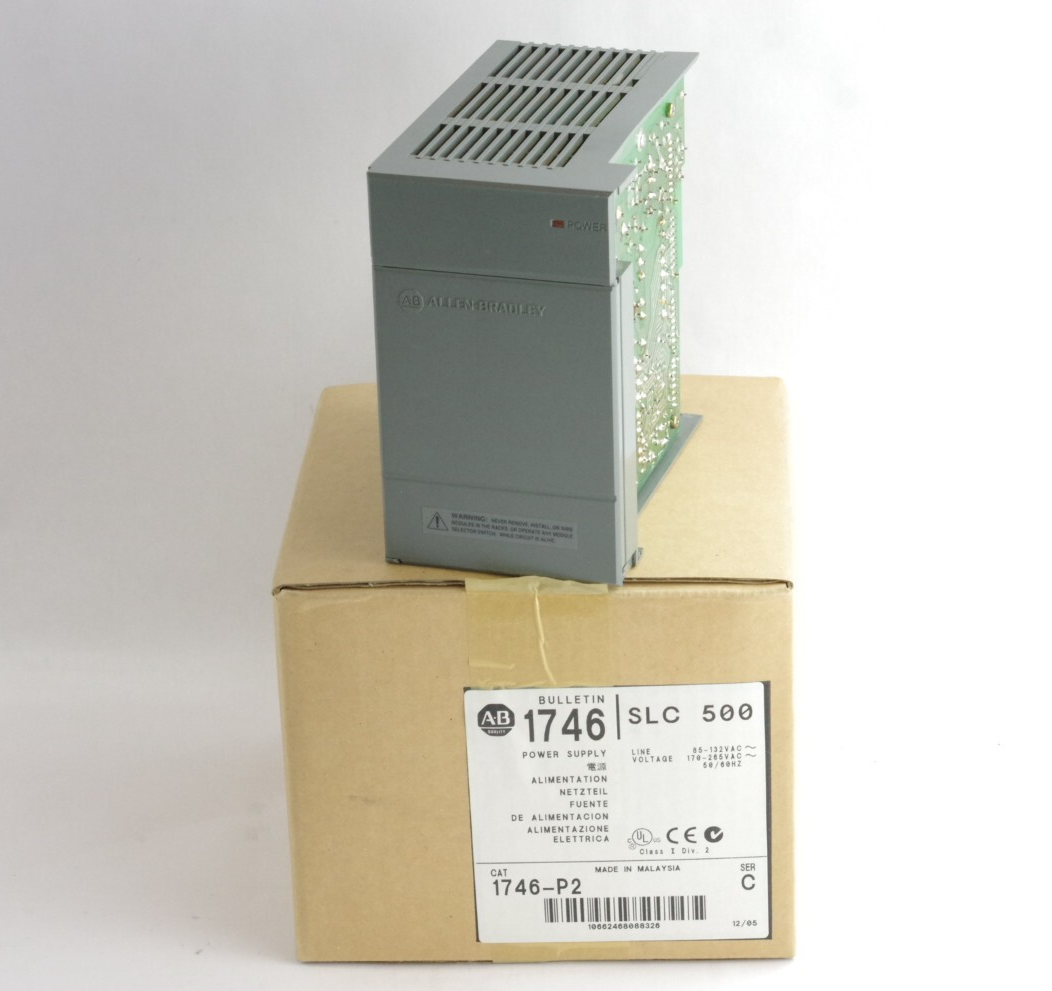 Allen Bradley 1746-P2 /C SLC 500 Power Supply Module 459060-0200 - Open Box