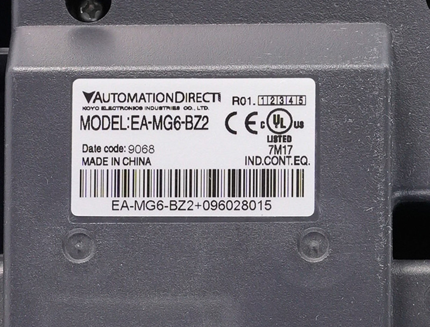 Automation Direct EA-MG6-BZ2 C-more Micro 6" HMI Keypad EAMG6BZ2