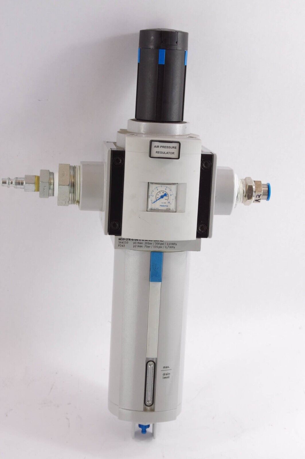 FESTO MS9-LFR-G-D6-E-U-M-AG-BAR-AS / MS9LFRGD6EUMAGBARAS Filter regulator