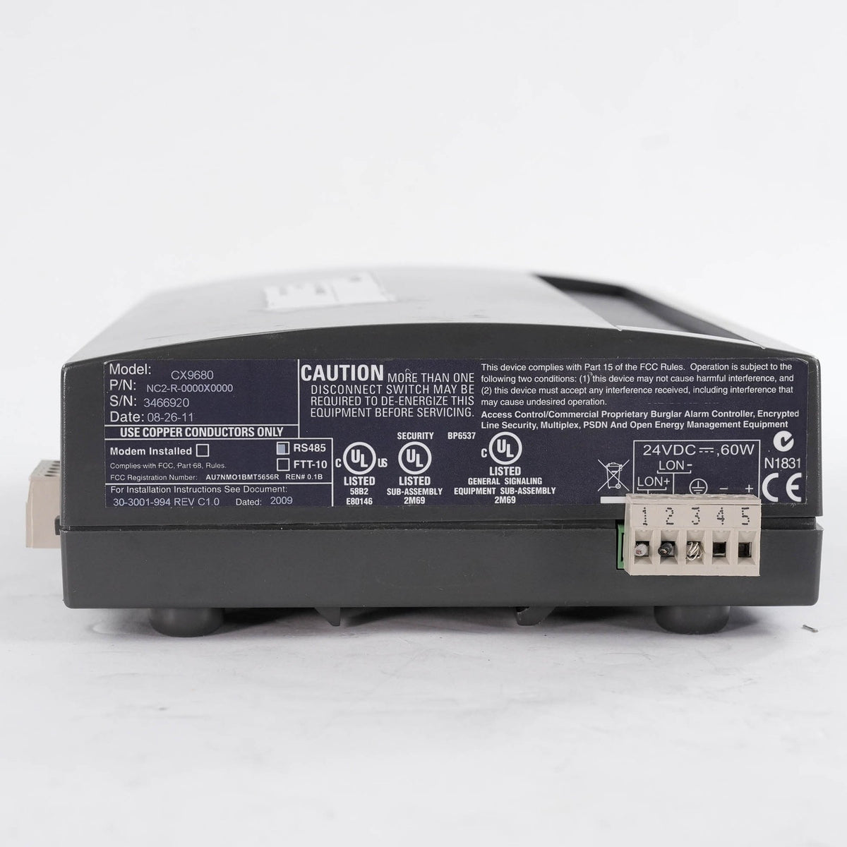 Andover CX9680 NC2-R-0000X0000 NetController II CX9680 X 32 Node NC2-R-0320X0000