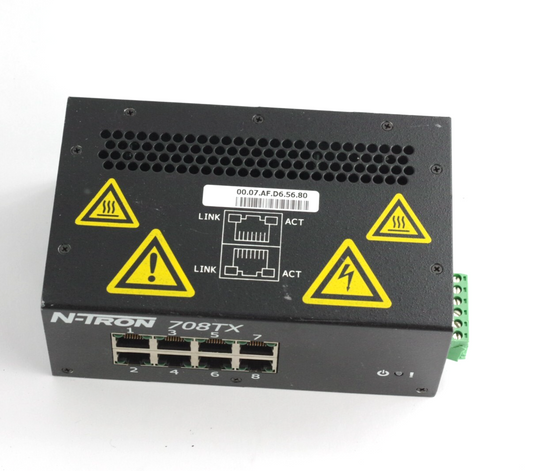 N-Tron 708TX Managed Ethernet Switch 8-Port 10/100Mbps
