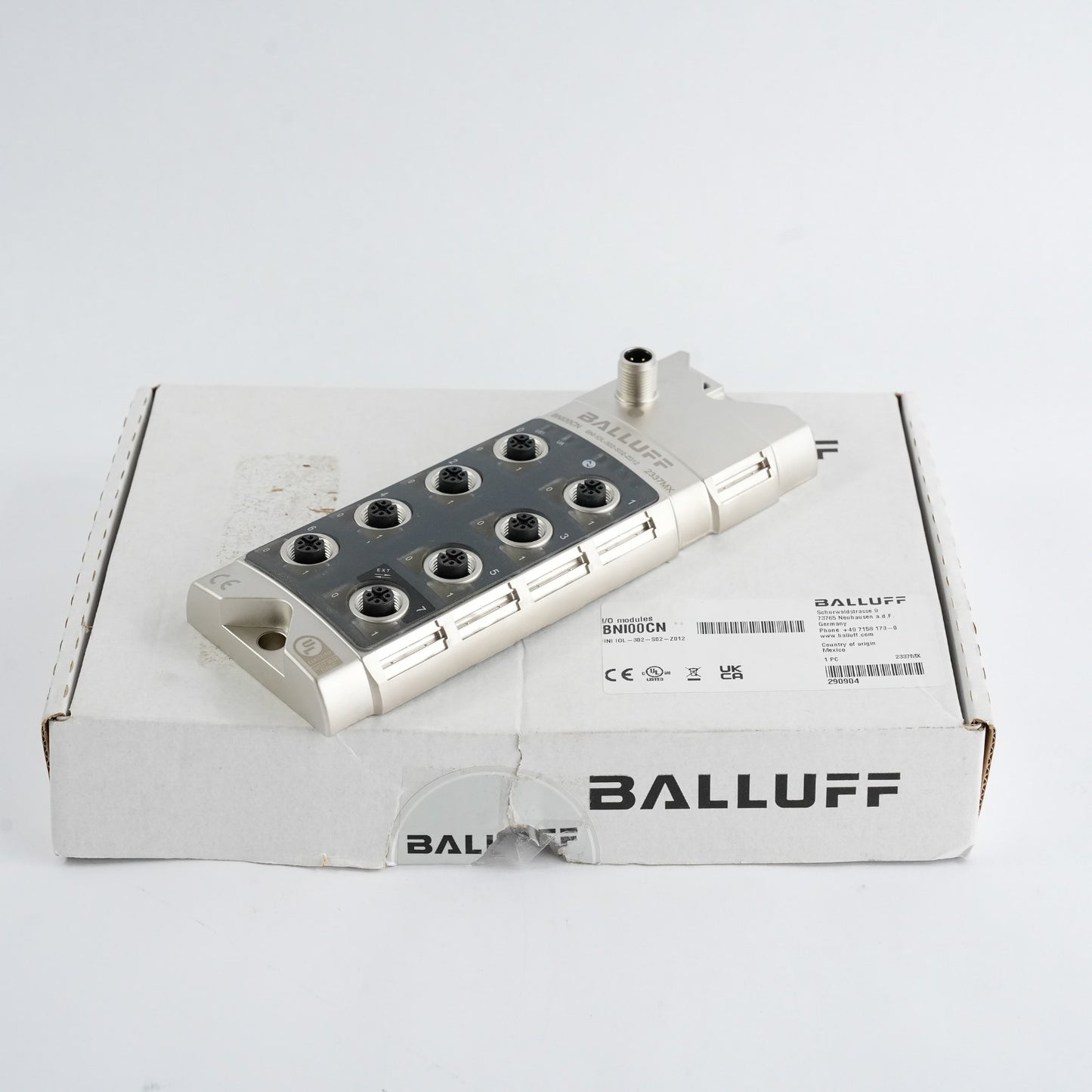 Balluff BNI00CN IO-Link Sensor/Actuator Hub BNI IOL-302-S02-Z012