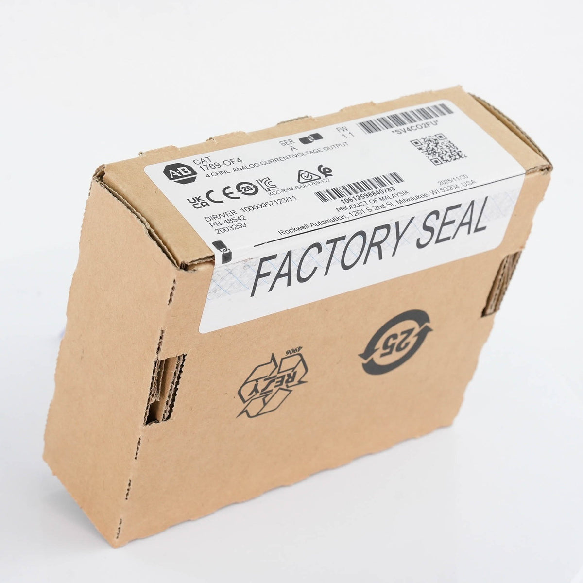 Allen Bradley 1769-OF4 Series A CompactLogix 4 Ch Analog Output Module Sealed
